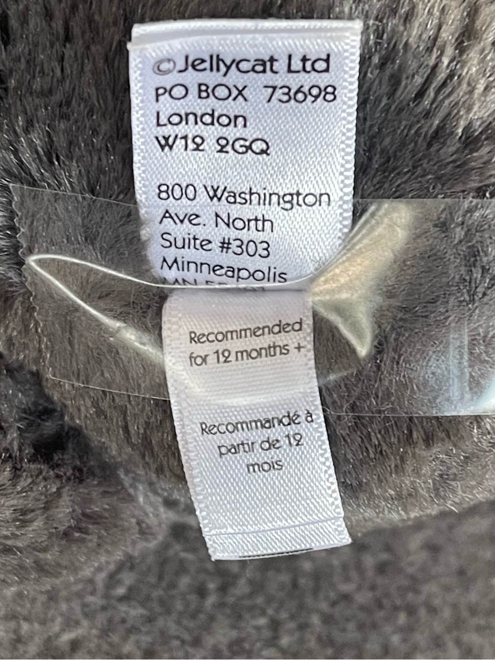 Jellycat Very Rare Retired Frizzles Bat Genuine Cute Large Eyes Furry Plush HTF - Picture 15 of 16
